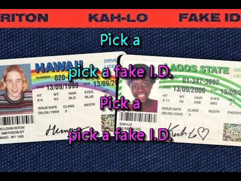 Lyriks Riton Fake Id